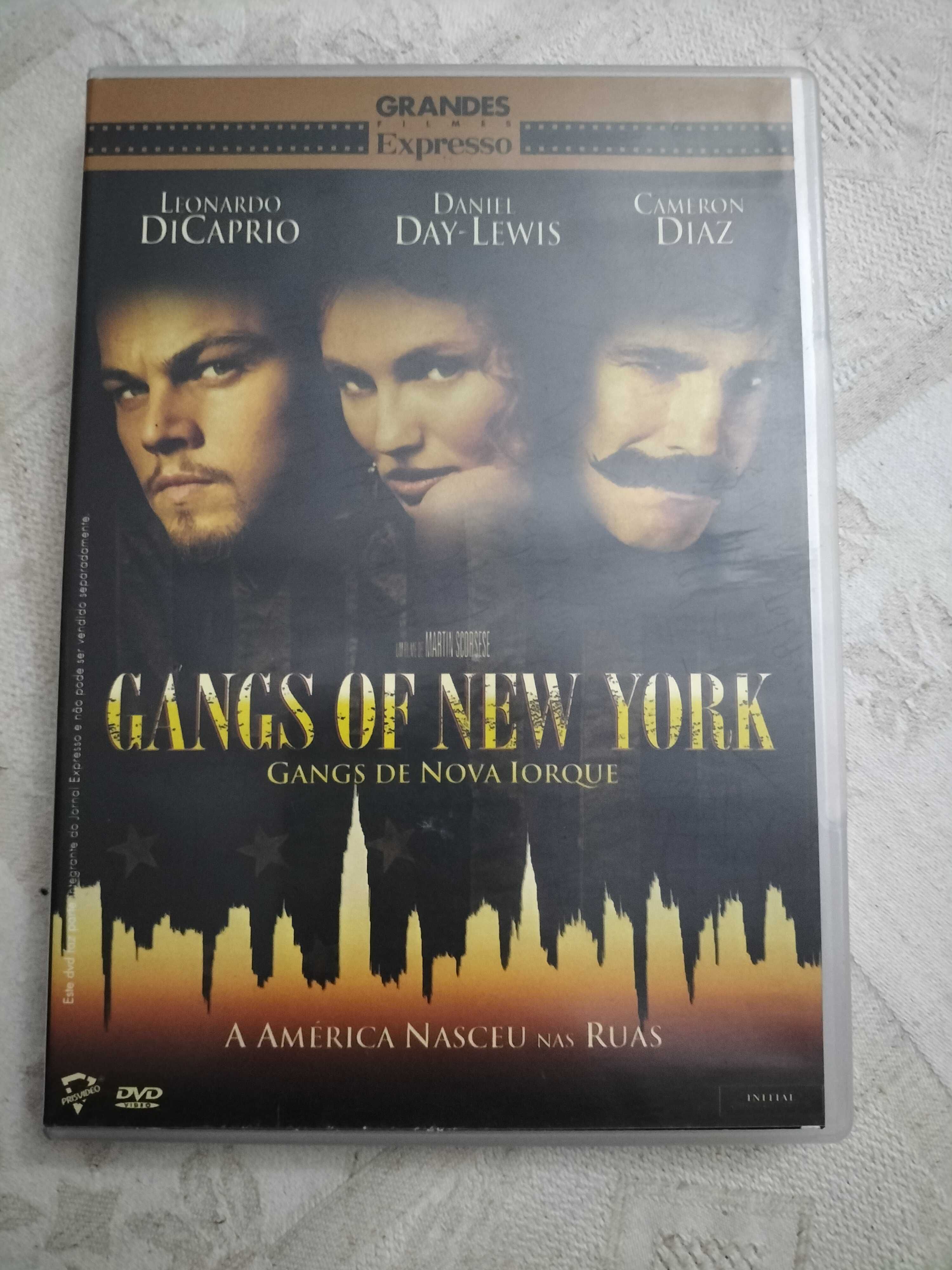 DVD original com o filme, Gangs of New York, em ótimo estado.