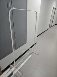 Ikea MULIG, Wieszak na ubrania, biały, 99x152 cm