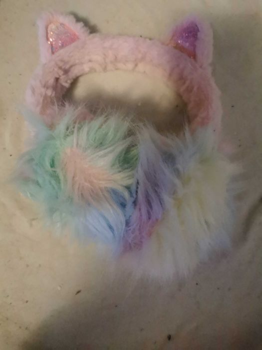 Fones de Gato  brilhantes para inverno