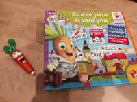 Mówiąca marchewka angielki dla dzieci gra puzzle