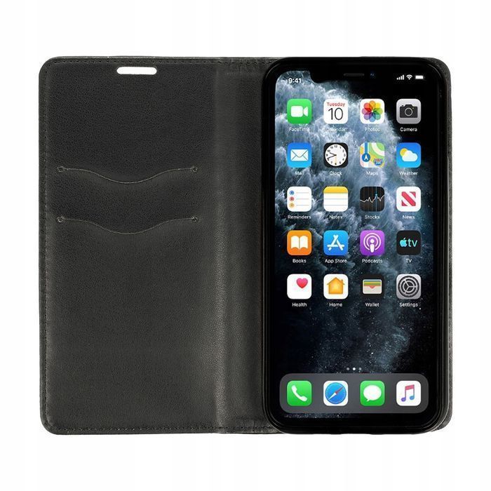 Etui Z Klapką Pokrowiec Magnetic Do Huawei P9 Lite 2017 Czarny