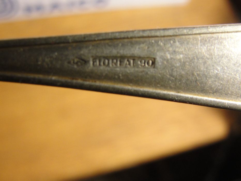 Stara platerowana łyżeczka do herbaty Floreat 90