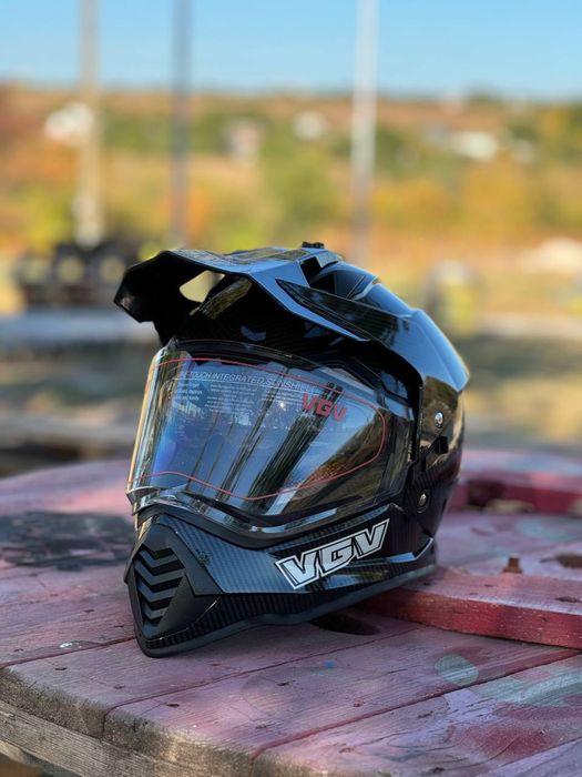 Кроссовый мото шлем размер М