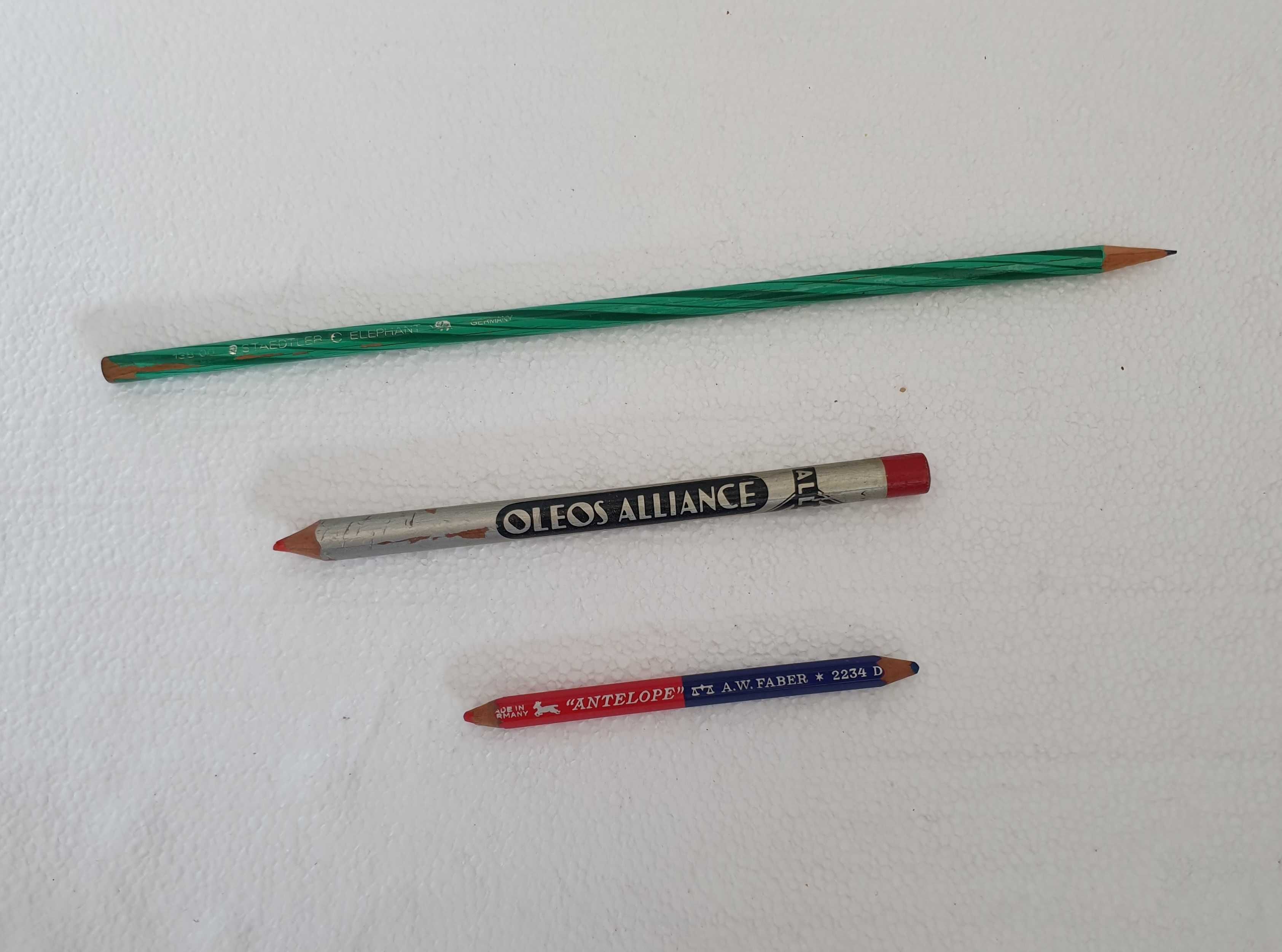 3 Lápis antigos, para coleção