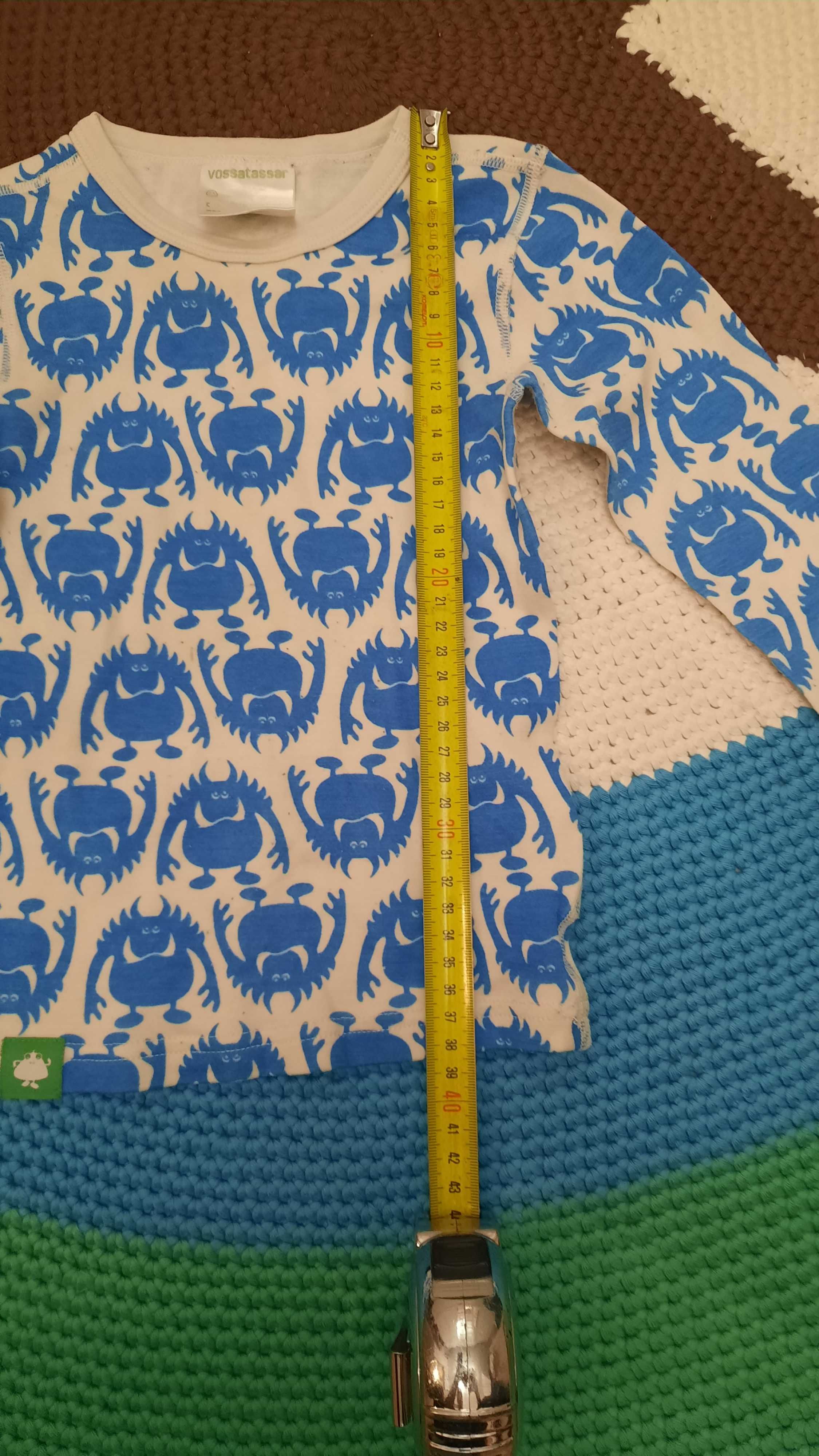 Merino wełna sweter r.98,potworki, Molo, Smafolk, Reima