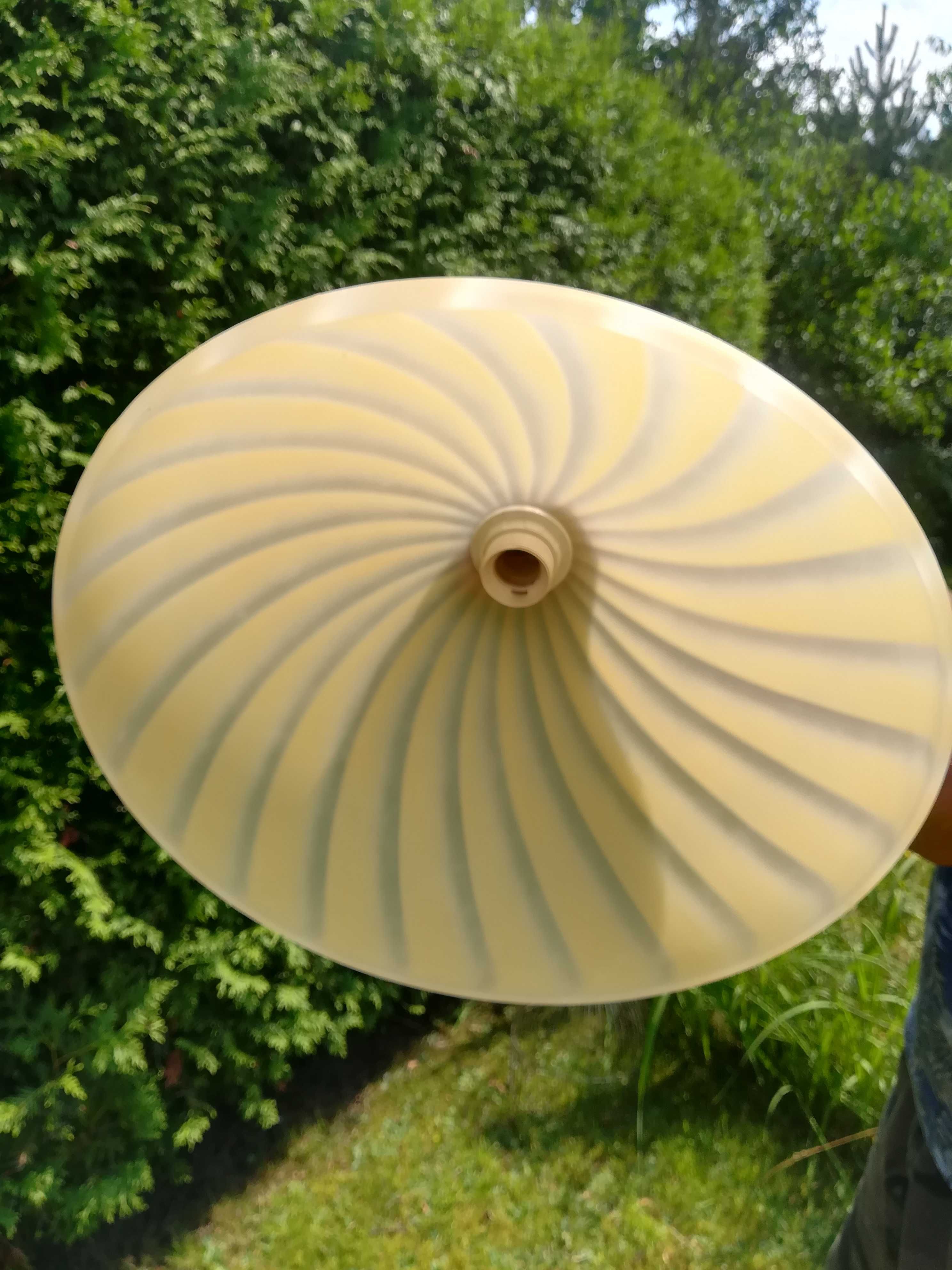 Retro lampa wisząca ze szklanym kloszem E14