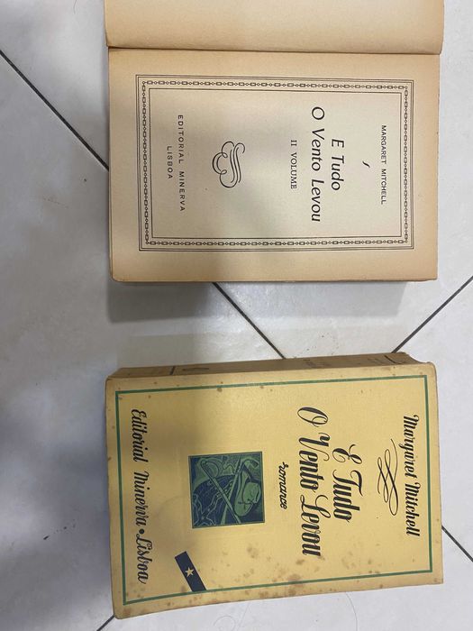 Livro E tudo o vento Levou - 1º edição Dezembro 1954