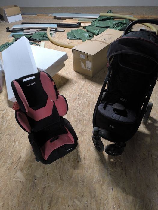 Spacerówka Joie + Fotelik Recaro