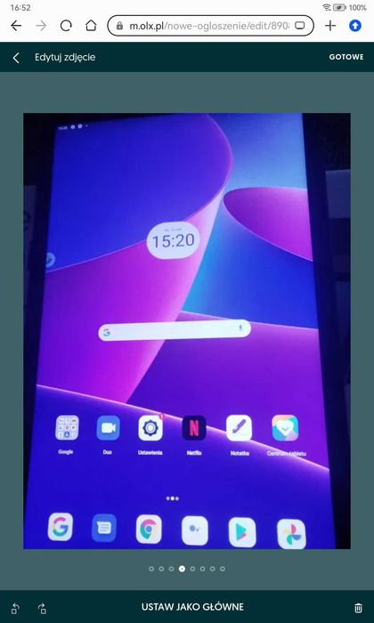 ELEGANCKI  tablet Lenovo m 9. Gwarancja prod. Android 13