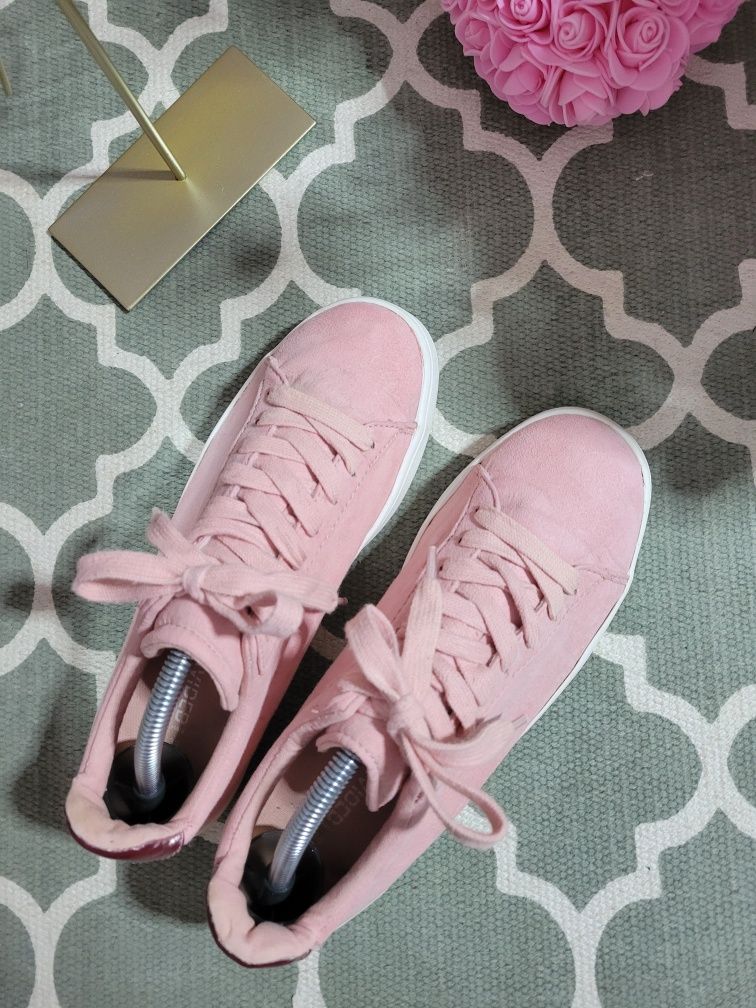Кроссівки h&m замшеві пудра рожеві кроссовки кеды кеди дитячі