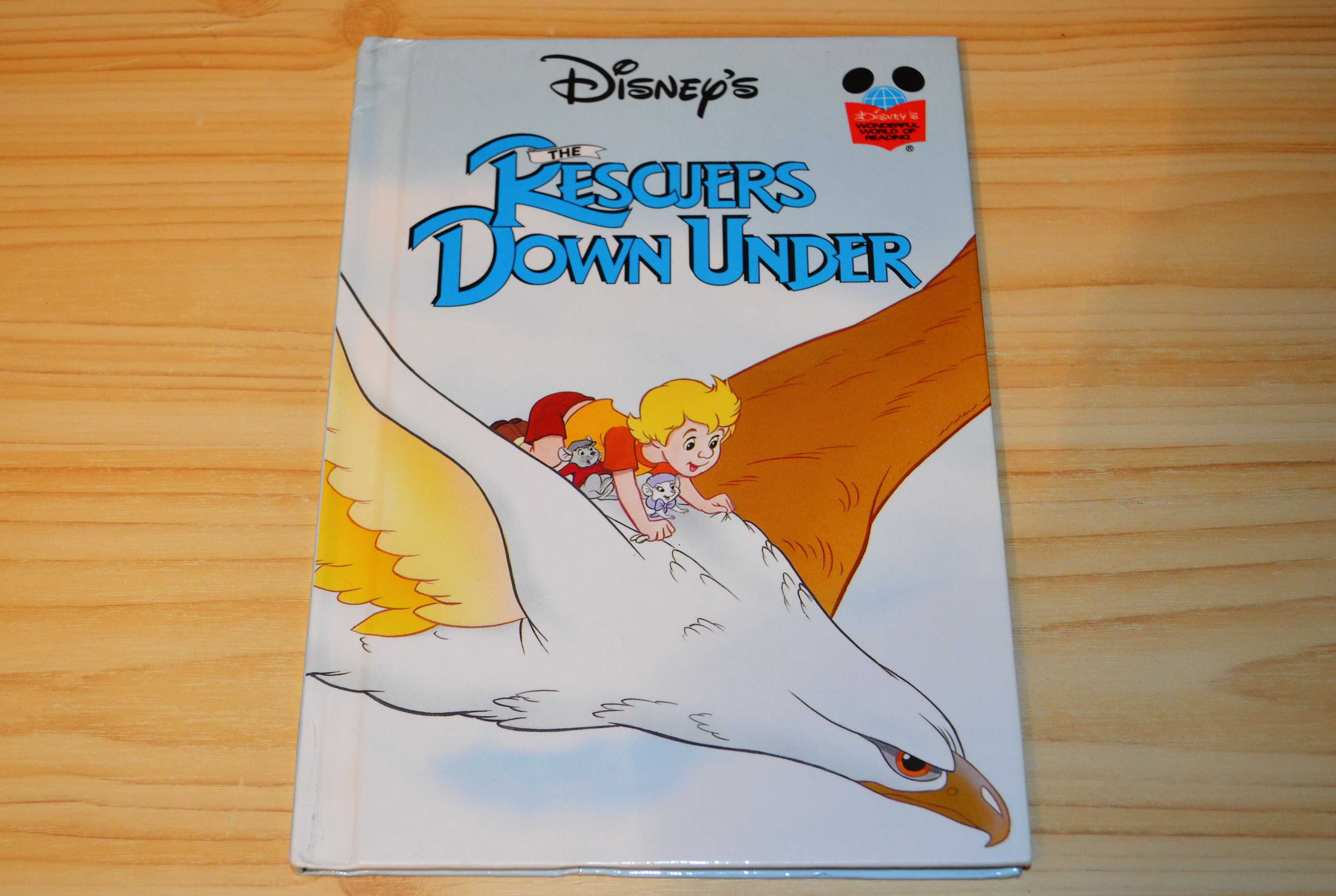 The rescuers down under, детская книга на английском