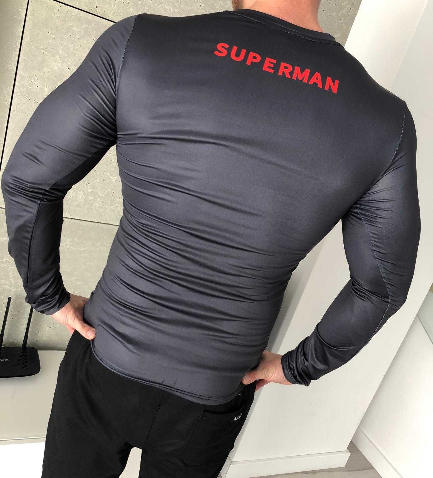 Koszulka Termoaktywna Rashguard NA SIŁOWNIE Superman