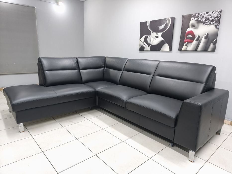 Шкіряний розкладний диван 260х210 см! Куток, уголок кожаный