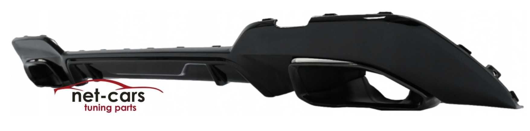 Dyfuzor spoiler tył + końcówki czarne BMW 3 G20 G21 M Pakiet M340i
