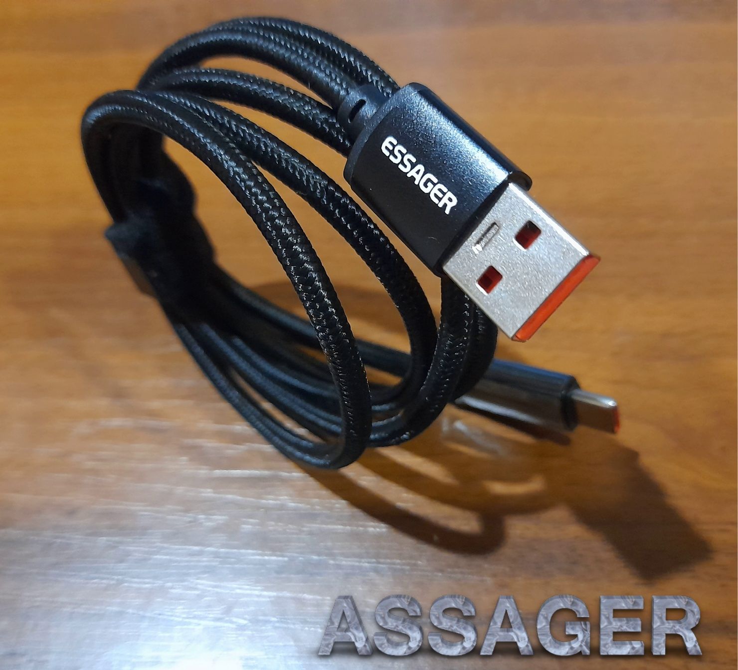 ESSAGER USB-A/ Type-C Data кабель для быстрой зарядки PD 100W