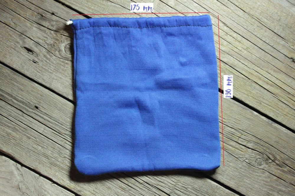 Мешочек - Чехол для Карт Таро (190х175 мм) Синий