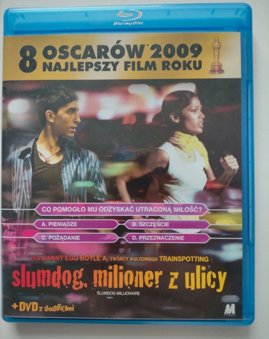 Slumdog Milioner z ulicy Blu-ray + DVD polskie wydanie Łódź