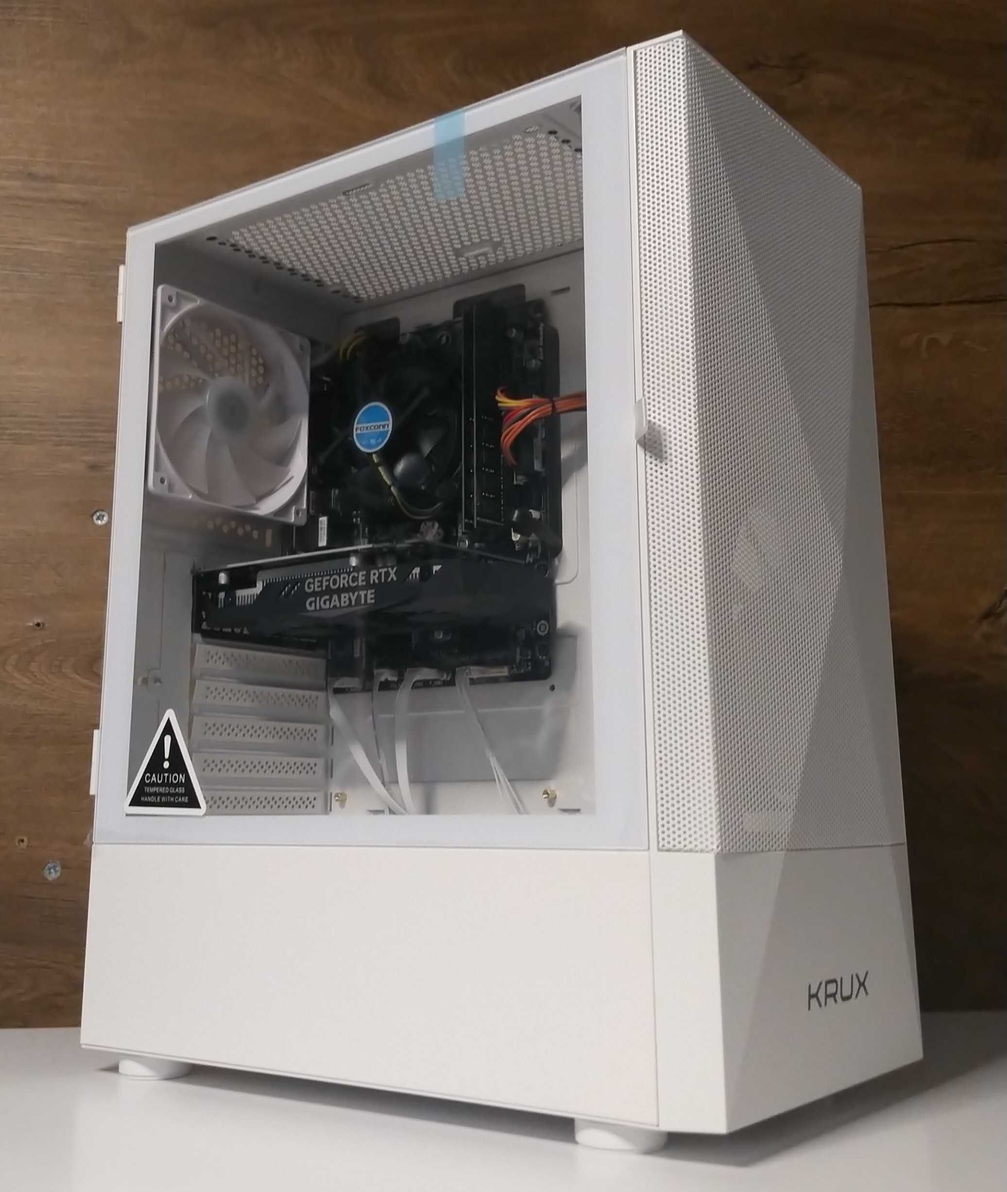 Komputer Gamingowy i5, RTX-3050 , 16GB RAM, SSD-512,  RGB NOWY FV23%