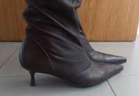 Botas cano alto pele Helsar (tam 36)