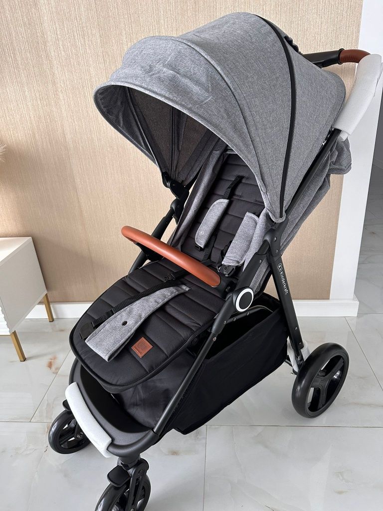 Nowy  wózek dziecięcy KINDERKRAFT Grande Plus Szary