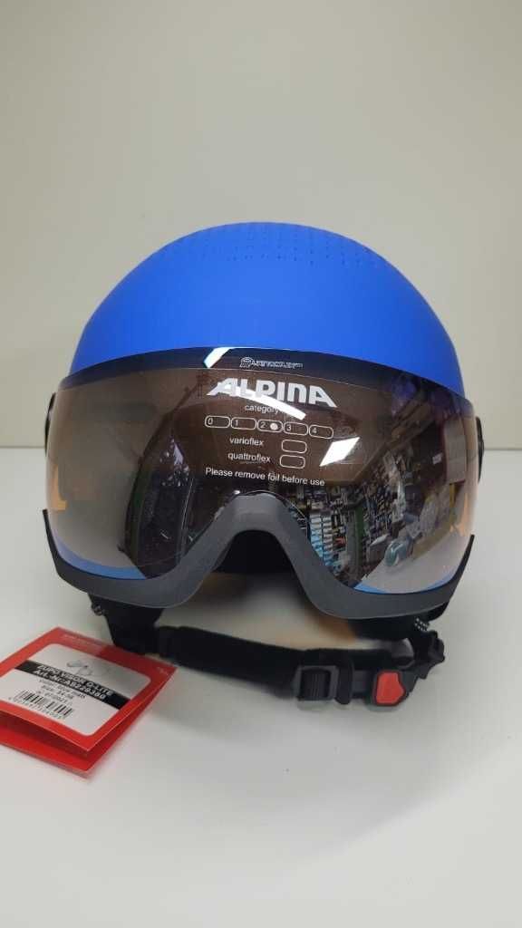 Kask narciarski ALPINA ZUPO VISOR Q-LITE 54-58cm
