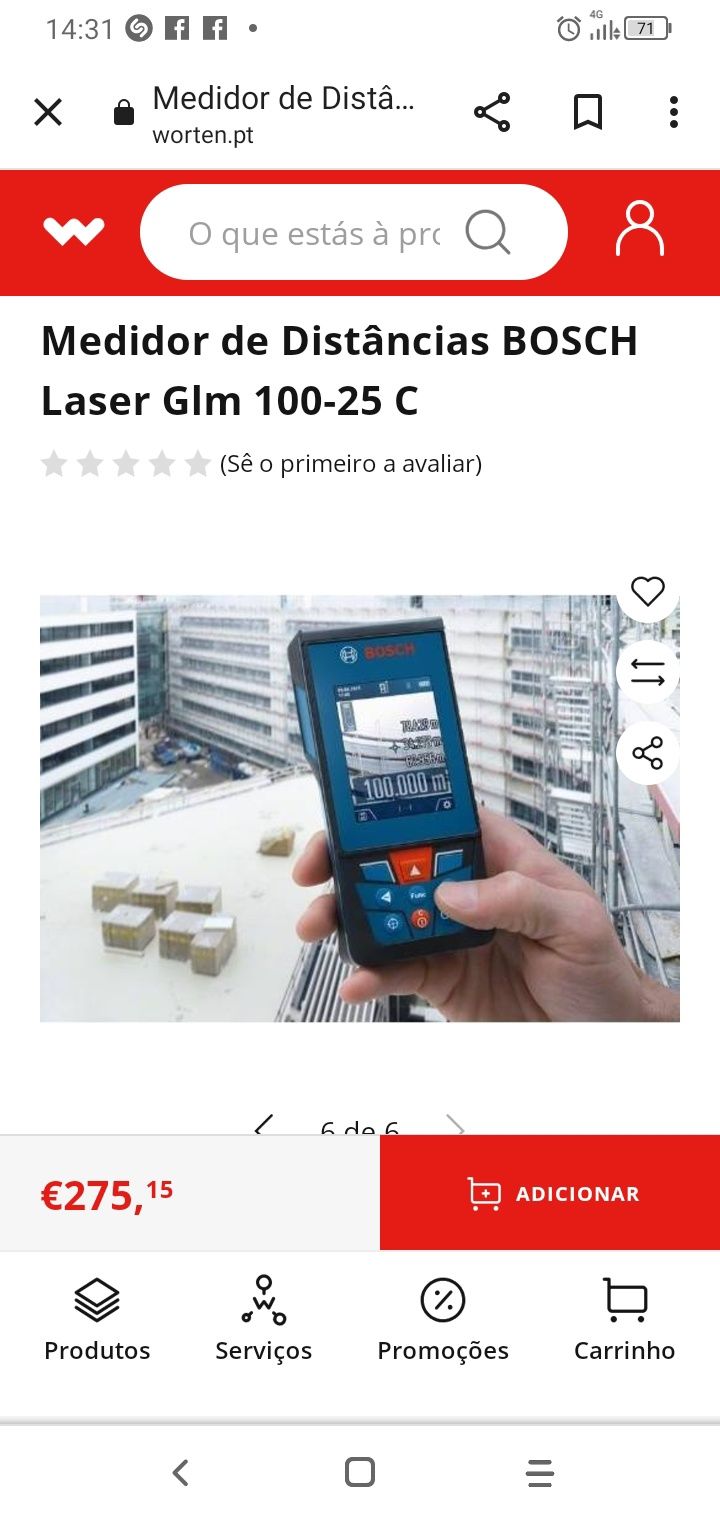 Bosch Medidor laser