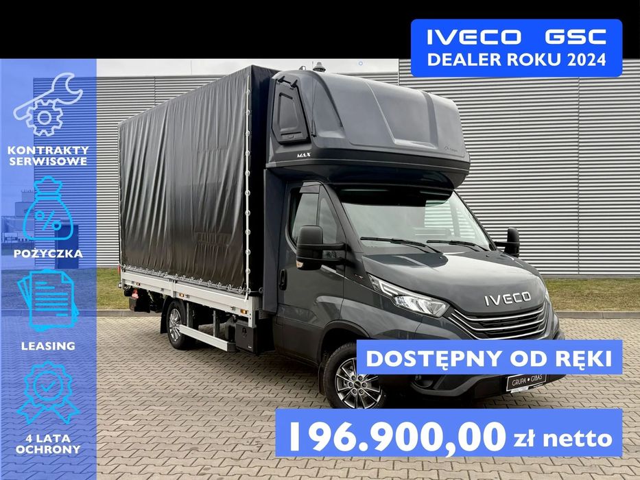 Iveco Daily plandeka z windą od ręki !  Plandeka z windą od ręki !  kabina sypialna Ledy