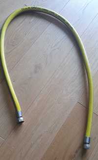 Wąż gazowy, zbrojony, elastyczny 120 cm