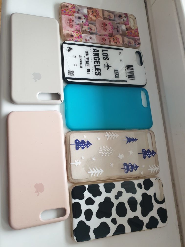 Etui , Case iphone 7plus,  8plus- 7szt