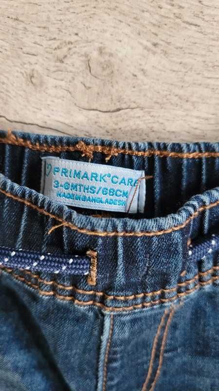 Primark spodnie jeansowe 68cm