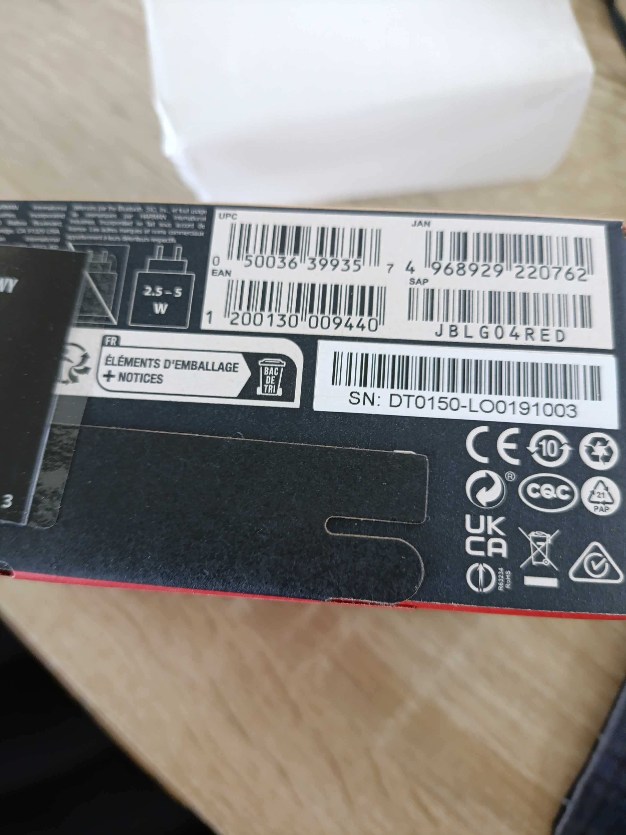Głośnik JBL Go4 red