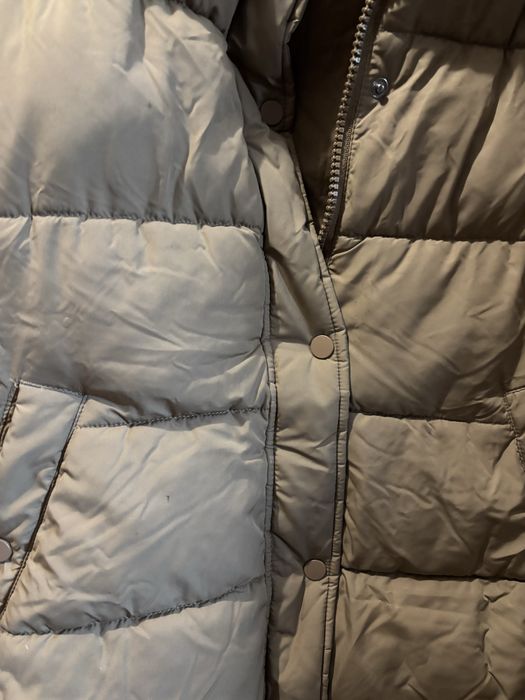 Puchowy płaszcz kurtka H&M r. M