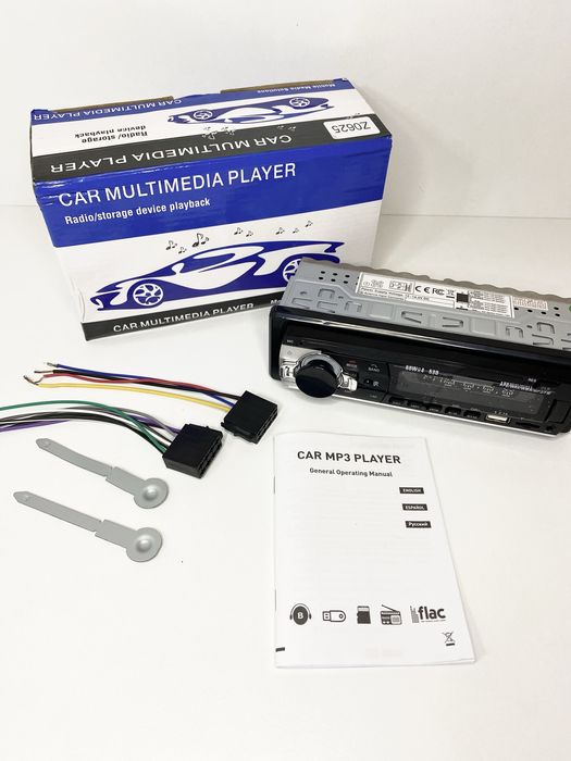 Автомагнітола з Bluetooth, USB, SD, AUX — 1 DIN