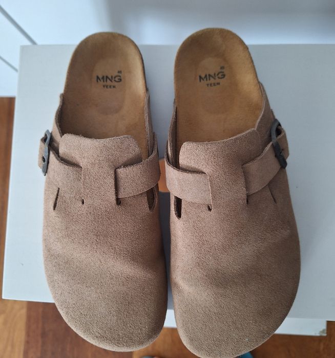 Mule Mango r.40 kolor camel/beż