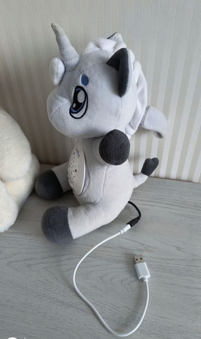 Музичний нічник проектор, іграшка Єдиноріг