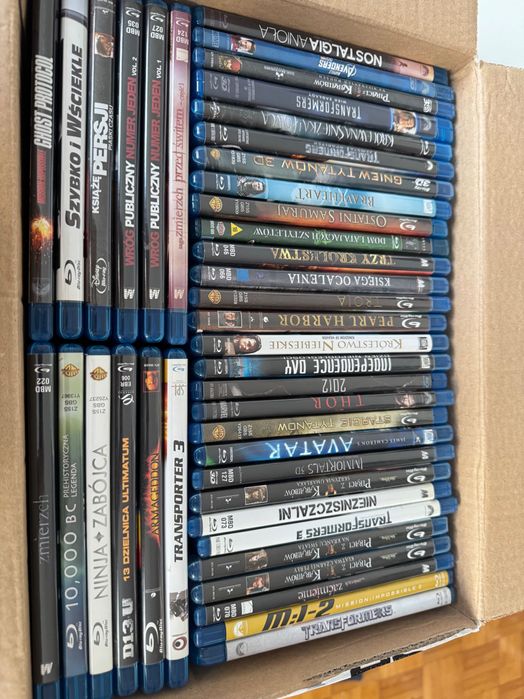 Zestaw filmów blu ray 38 szt.