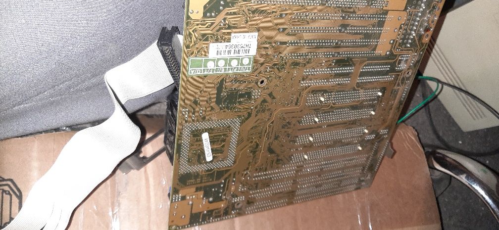 Retro Płyta z procesorem pentium mmx 166mhz 32mb ram grafika S3