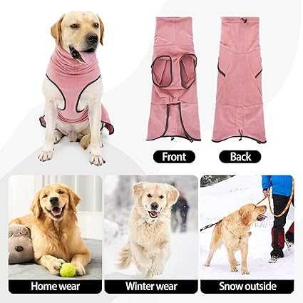 Kombinezon zimowy, polarowy dla psa LIANZIMAU 3XL