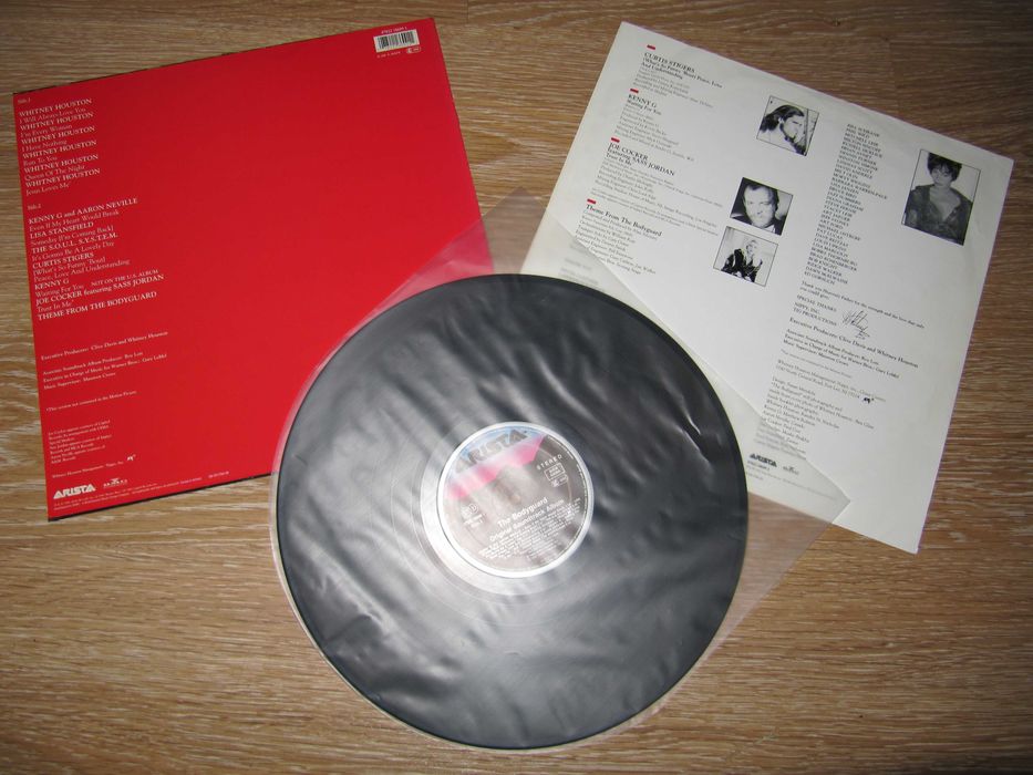 WHITNEY HOUSTON -The Bodyguard (Телохранитель)- 1992 *ОРИГИНАЛ - Винил