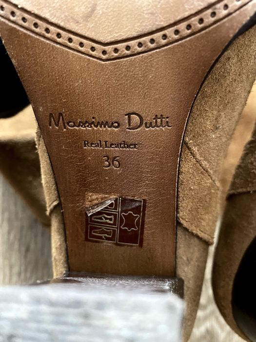 Чоботи жіночі massimo dutti 36 розмір натуральна шкіра