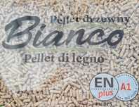 pelet pellet BIANCO jasny EN Plus A1
