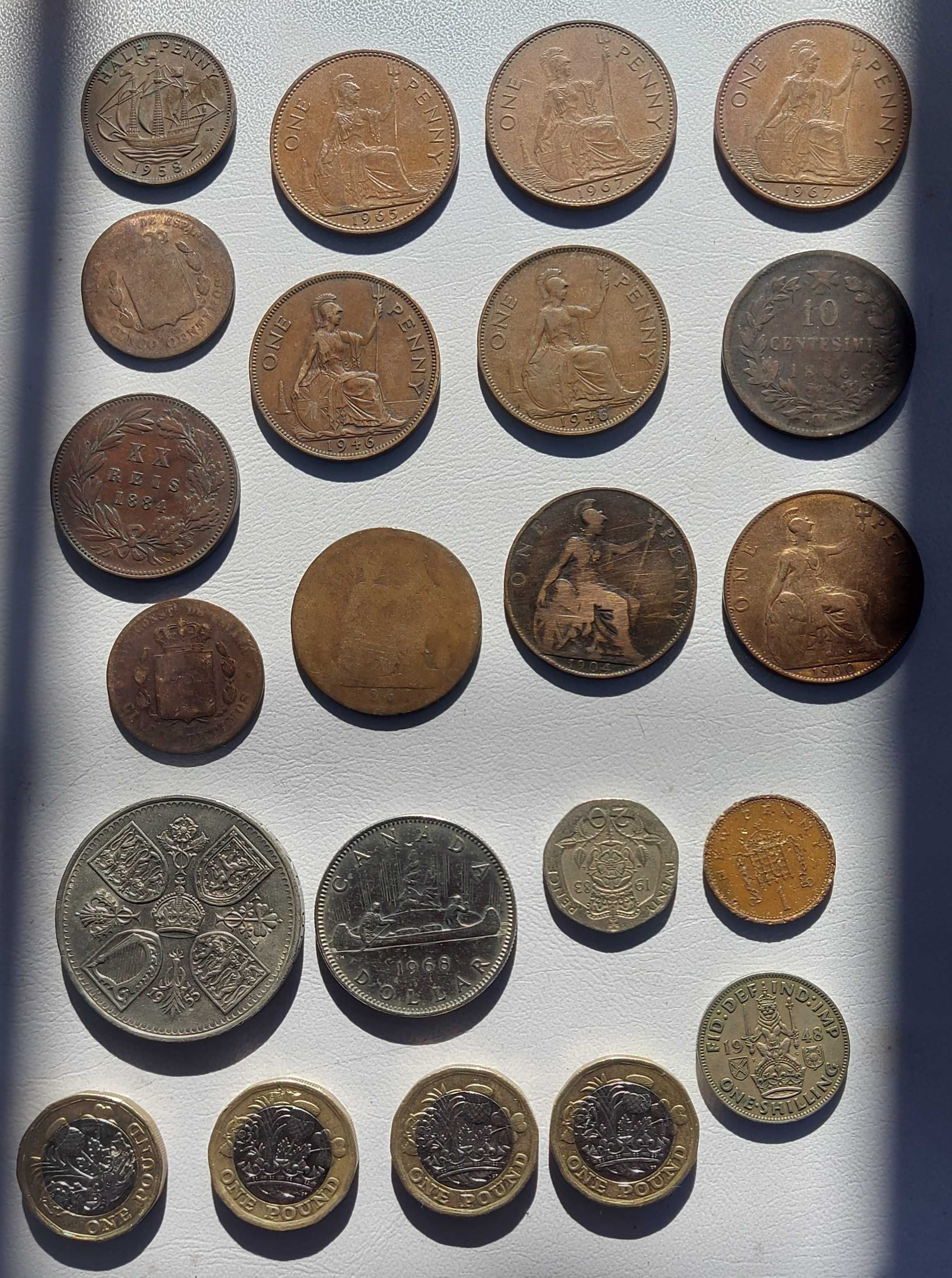 Moedas varios países
