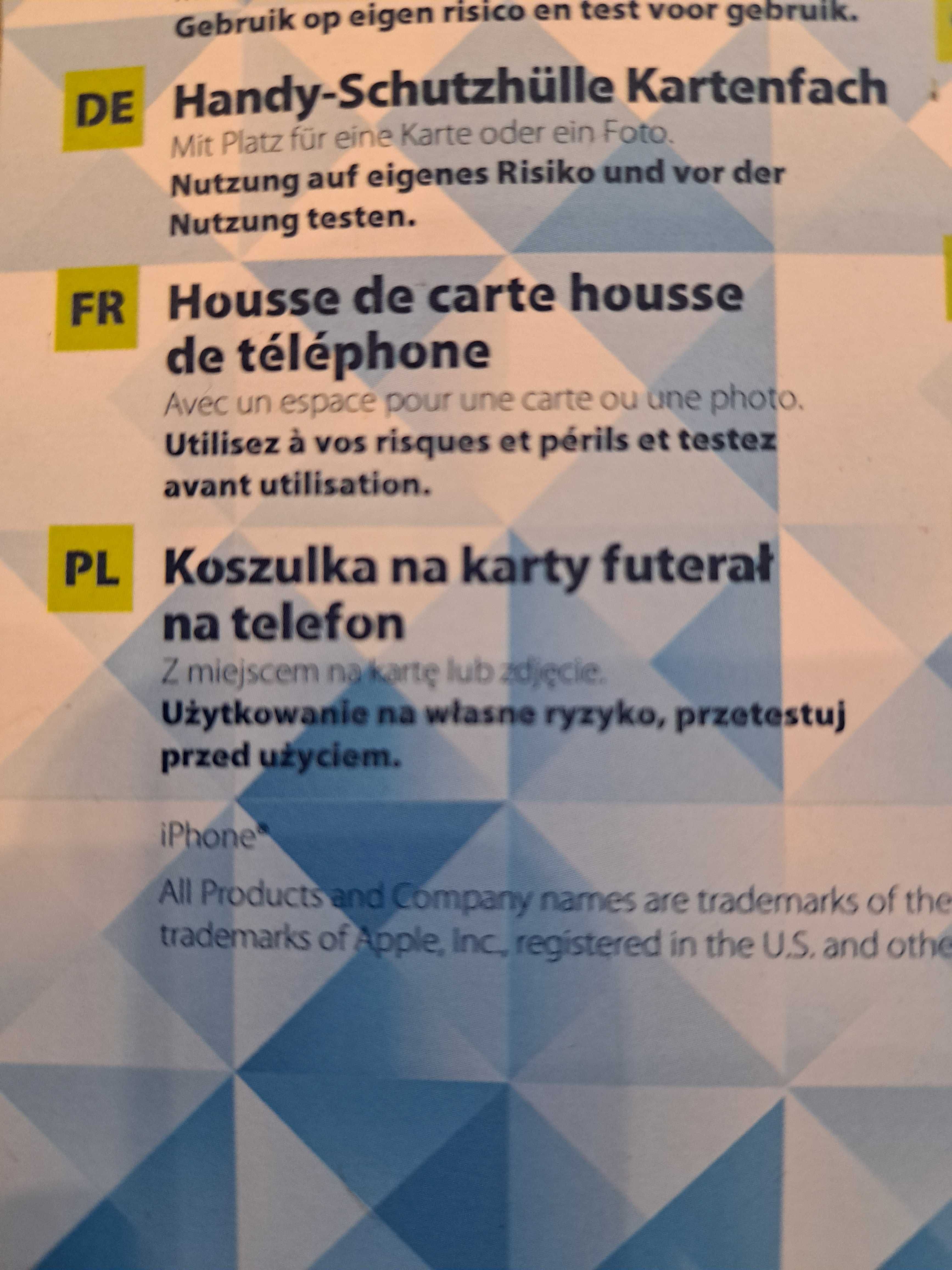 Etui iPhone X/XS/11Pro karta
