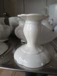Swieczniki Seltmann i weiden wys. 9 cm, porcelana