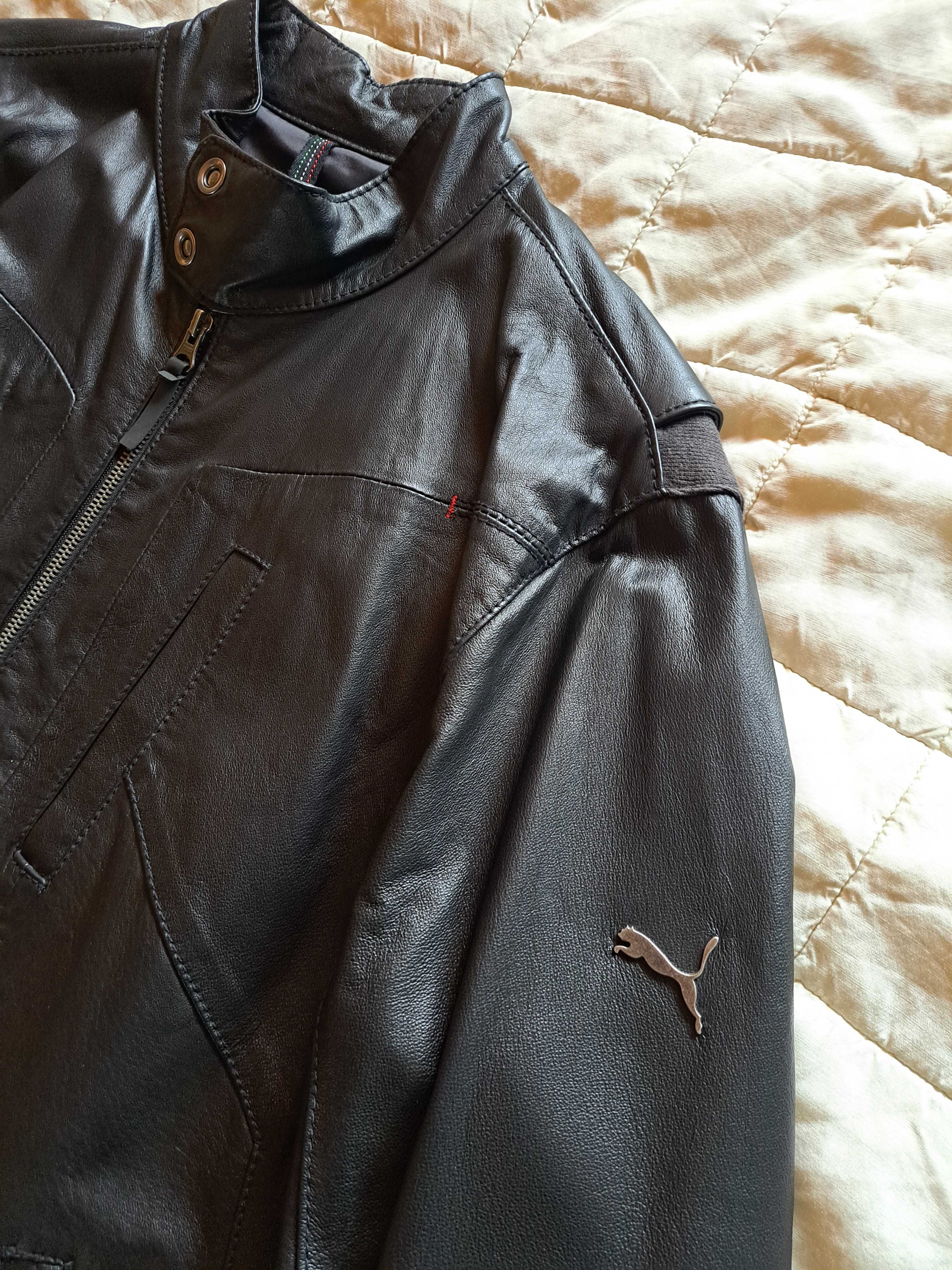 Puma Ferrari kurtka skórzana rozmiar L
