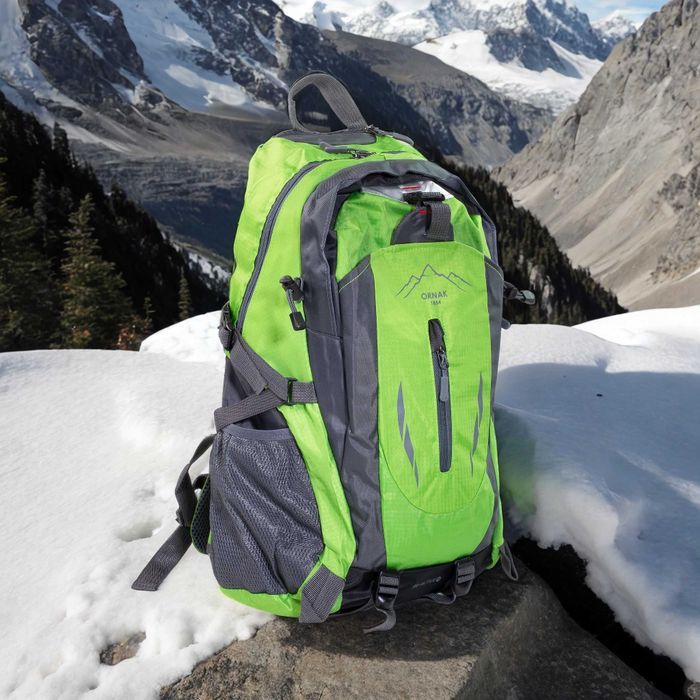 Plecak turystyczny trekkingowy "Ornak" 40 litrów zielony PT06