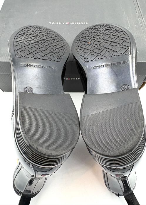 ‼️Używane oryginalne kalosze botki TOMMY HILFIGER czarne 40 AZ 015