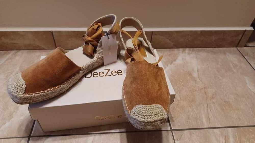 ESPADRYLE  kolor camel rozmiar 39 NOWE