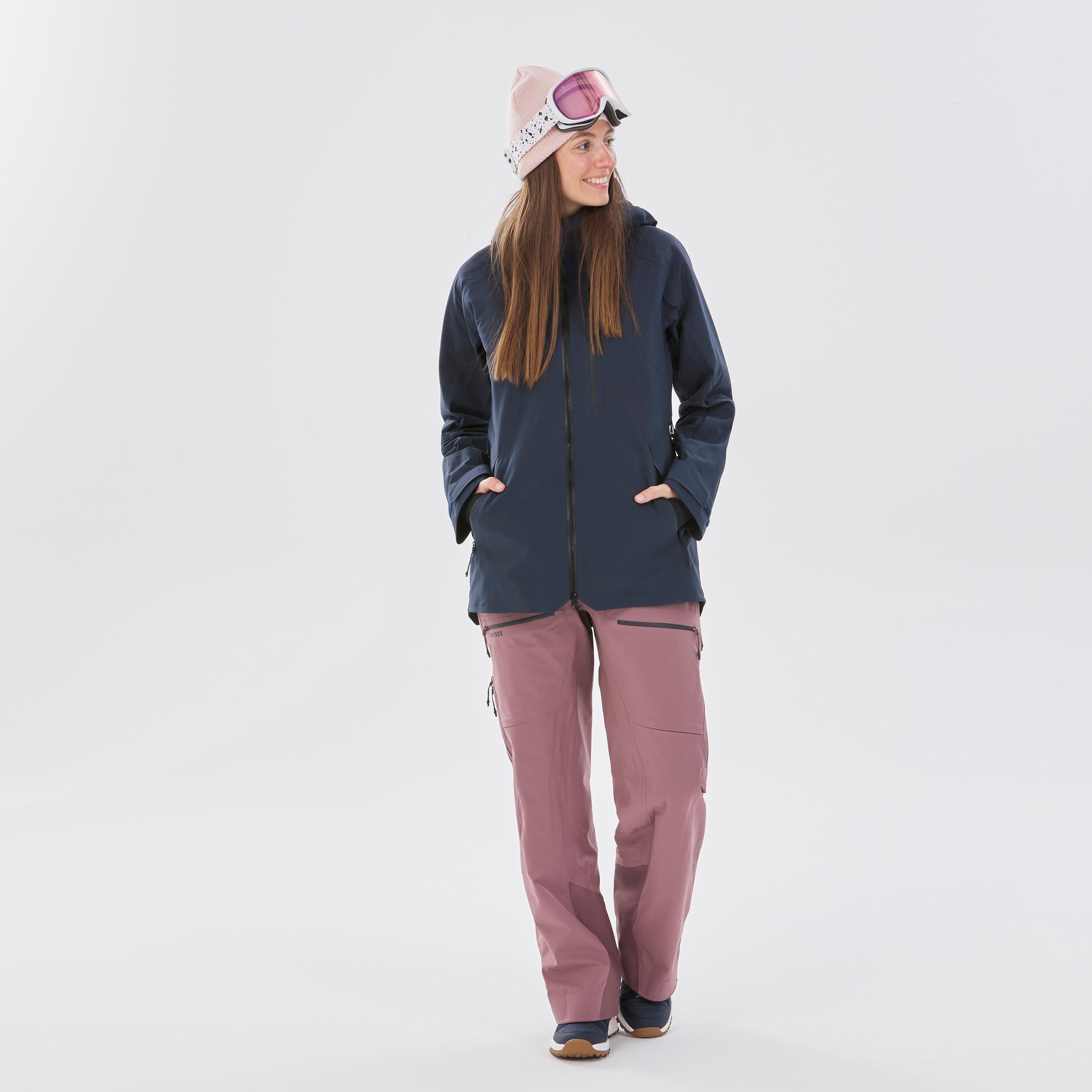Casaco de ski e snowboard quente e respirável mulher, FR