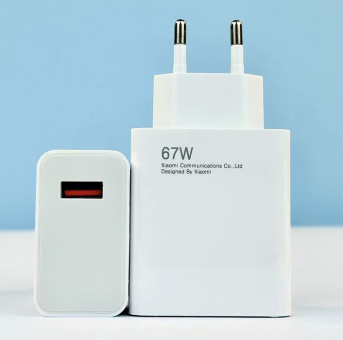 Мережевий зарядний пристрій Xiaomi Mi 67W USB Швидка зарядка